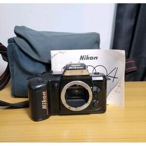 Nikon AF N4004 35mm SLR Film Camera Body Parts Untested As is